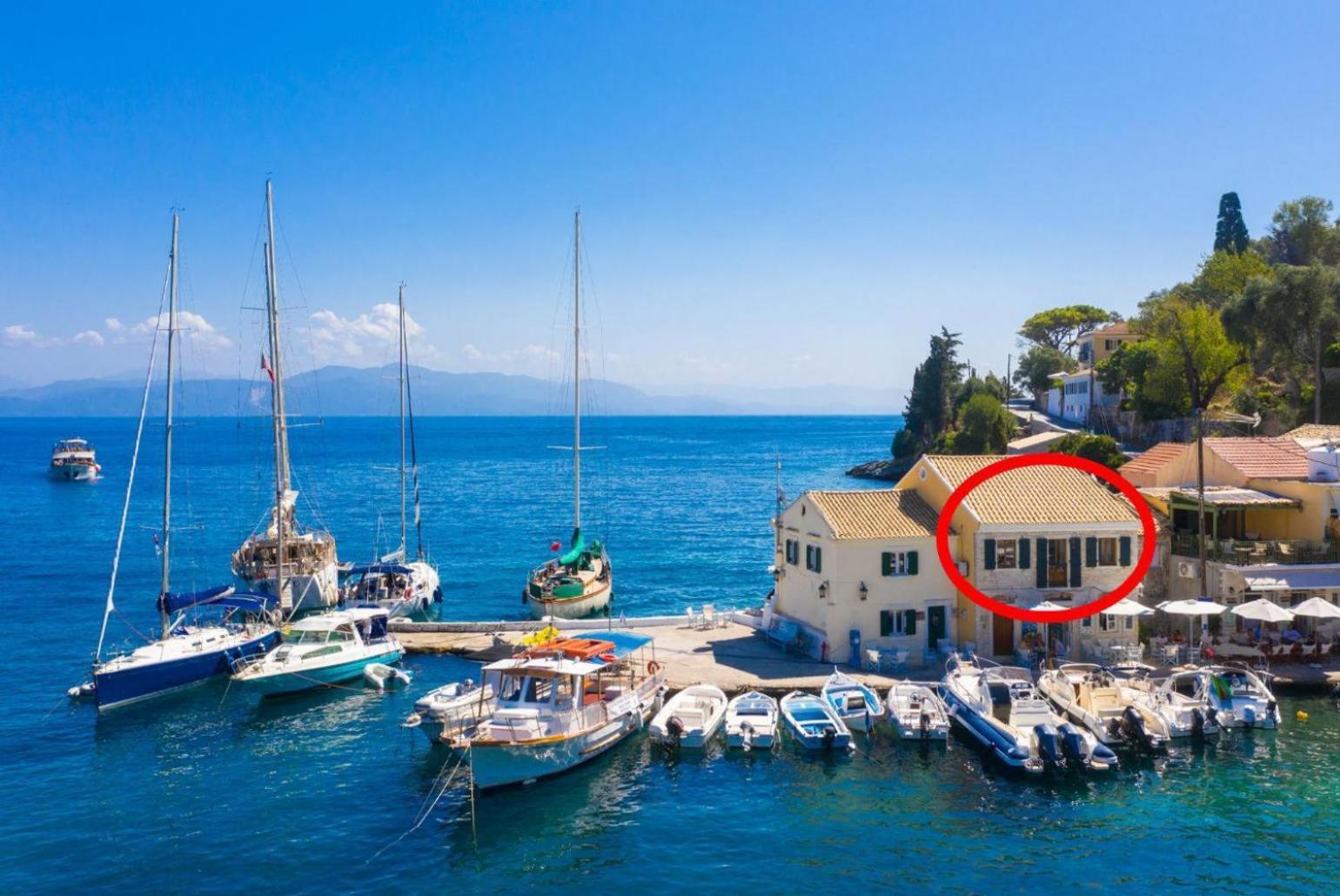 Spiros Jetty House Daire Longós Dış mekan fotoğraf