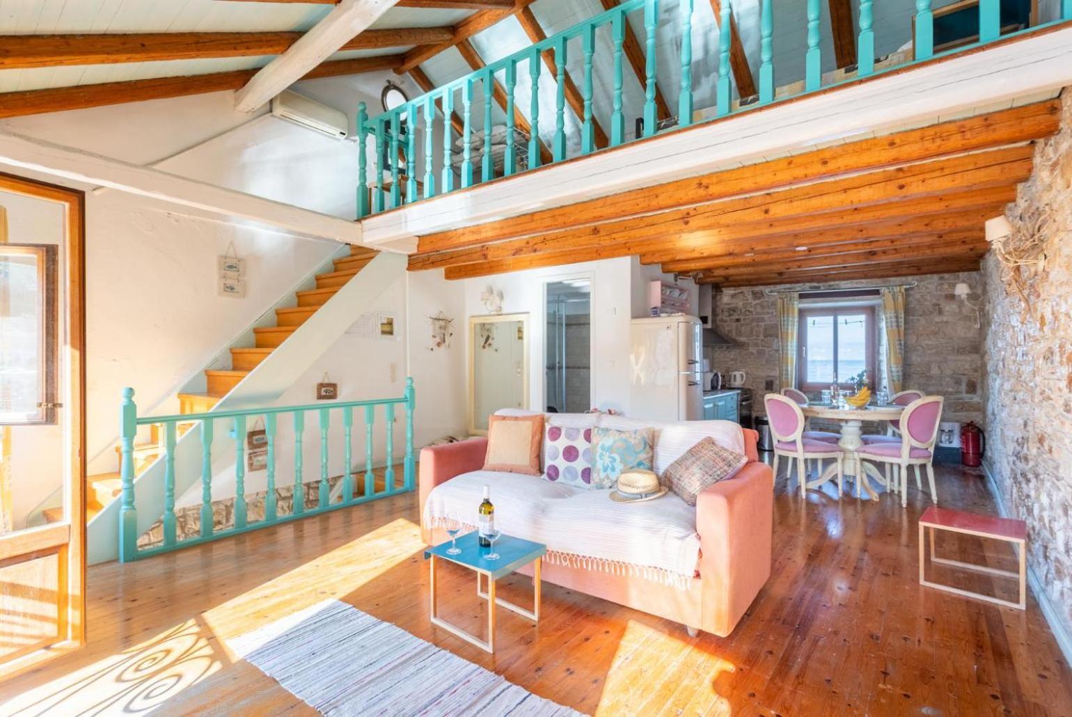 Spiros Jetty House Daire Longós Dış mekan fotoğraf